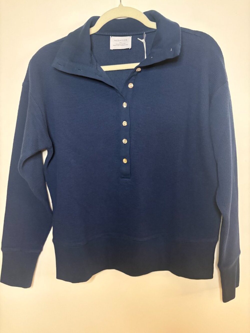 Negative | NWT | Waffle Knit Pullover, Size: M - Picture 6 of 15